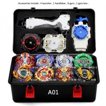 New 16 Styles Metal Beyblade BurstLauncher And Box Toys Arena Sale Bursting Gyroscope Emitter Spinning Bey Blade
