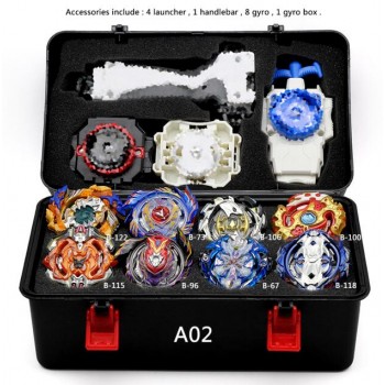New 16 Styles Metal Beyblade BurstLauncher And Box Toys Arena Sale Bursting Gyroscope Emitter Spinning Bey Blade