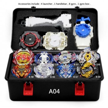 New 16 Styles Metal Beyblade BurstLauncher And Box Toys Arena Sale Bursting Gyroscope Emitter Spinning Bey Blade