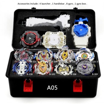 New 16 Styles Metal Beyblade BurstLauncher And Box Toys Arena Sale Bursting Gyroscope Emitter Spinning Bey Blade