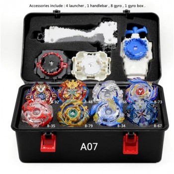 New 16 Styles Metal Beyblade BurstLauncher And Box Toys Arena Sale Bursting Gyroscope Emitter Spinning Bey Blade