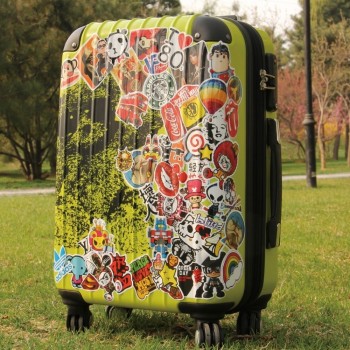 AQK 50Pcs/Lot Vinyl The Simpsons Stickers Funny Anime Cartoon Sticker For Skateboard Luggage Laptop Guitar Fridge Bike Car Decal