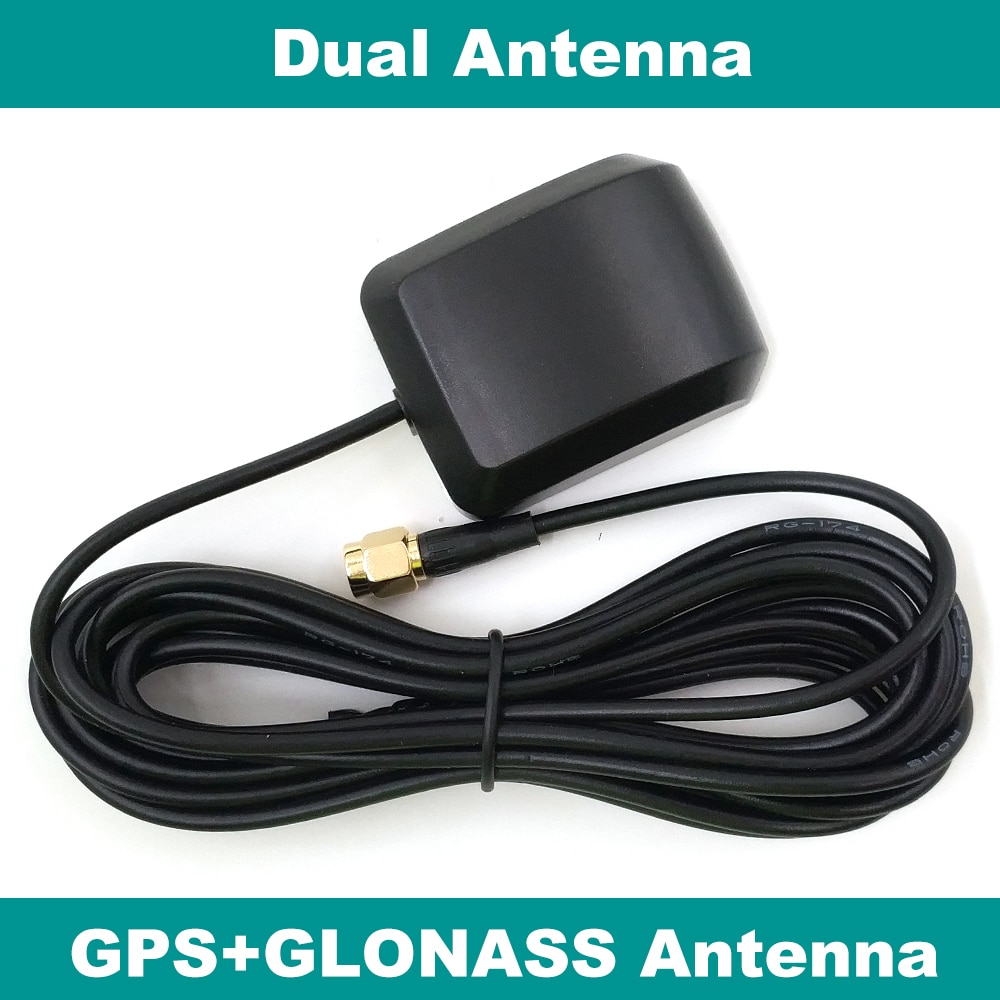 external GPS GLONASS Dual antenna,High-precision active patch ceramic antenna,GNSS antenna,SMA male Straight connector
