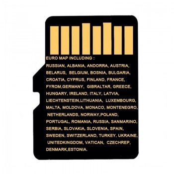 16GB Euro Map Micro Sd Card Only Fit For Android System Car Gps Navigation The Latest 2018 Q2 Map Of Europe