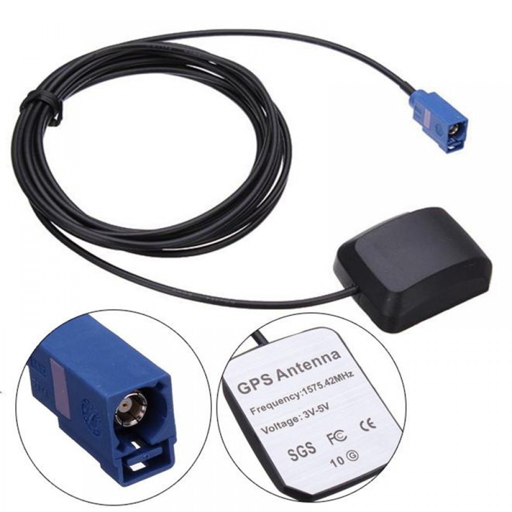 Car GPS Antenna Fakra MFD2 RNS2 RNS 510 MFD3 RNS-E Cable For VW Golf Volkswagen High Quality Car Styling 1Pc Car Accessories