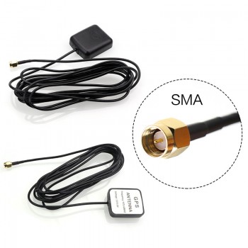 Car GPS Antenna GPS receiver Car DVD Navigation Night Vision Camera Car DVR GPS Active Remote Antenna Aerial Adapter Connector
