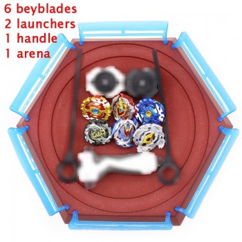 Arena Beyblade Burst Stadium Bey Blade Toupie Bayblade Spinning Top Metal 4D Fusion Toys For Children With Launcher Handle #E