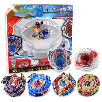 Arena Beyblade Burst Stadium Bey Blade Toupie Bayblade Spinning Top Metal 4D Fusion Toys For Children With Launcher Handle #E