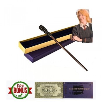 22 Kinds of Harri Potter Magic Wand Metal Core with Box Voldemort Ron Hermione Dumbledore Luna Magic Wand Hogwarts Train Ticket