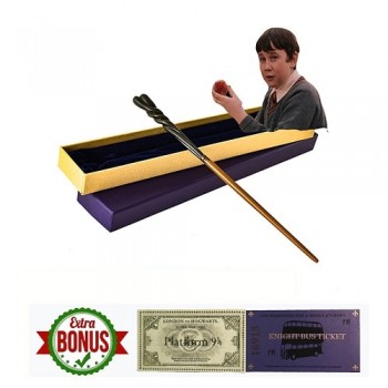 22 Kinds of Harri Potter Magic Wand Metal Core with Box Voldemort Ron Hermione Dumbledore Luna Magic Wand Hogwarts Train Ticket