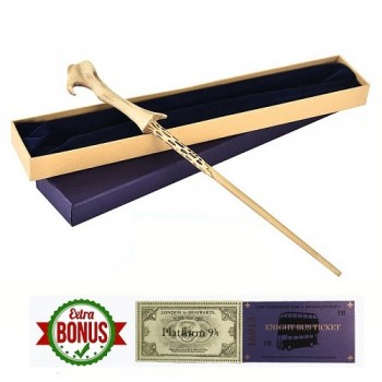 22 Kinds of Harri Potter Magic Wand Metal Core with Box Voldemort Ron Hermione Dumbledore Luna Magic Wand Hogwarts Train Ticket