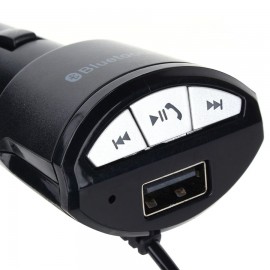 VGEBY New Mini A2DP 3.5mm Car Handsfree Bluetooth AUX Audio Receiver Adapter USB Cigar Lighter