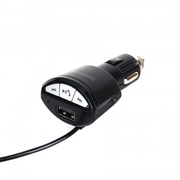 VGEBY New Mini A2DP 3.5mm Car Handsfree Bluetooth AUX Audio Receiver Adapter USB Cigar Lighter
