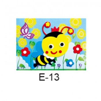 DIY Cartoon Animal 3D EVA Foam Sticker 20 designs Puzzle Series Early Learning Education Toys for Children