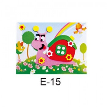 DIY Cartoon Animal 3D EVA Foam Sticker 20 designs Puzzle Series Early Learning Education Toys for Children