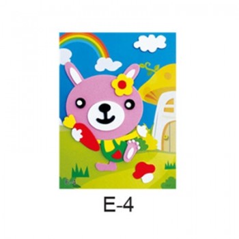 DIY Cartoon Animal 3D EVA Foam Sticker 20 designs Puzzle Series Early Learning Education Toys for Children