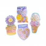 4pcs/set Cartoon Reward Crystal Stickers Toy Wonderful Children Stickers Earring