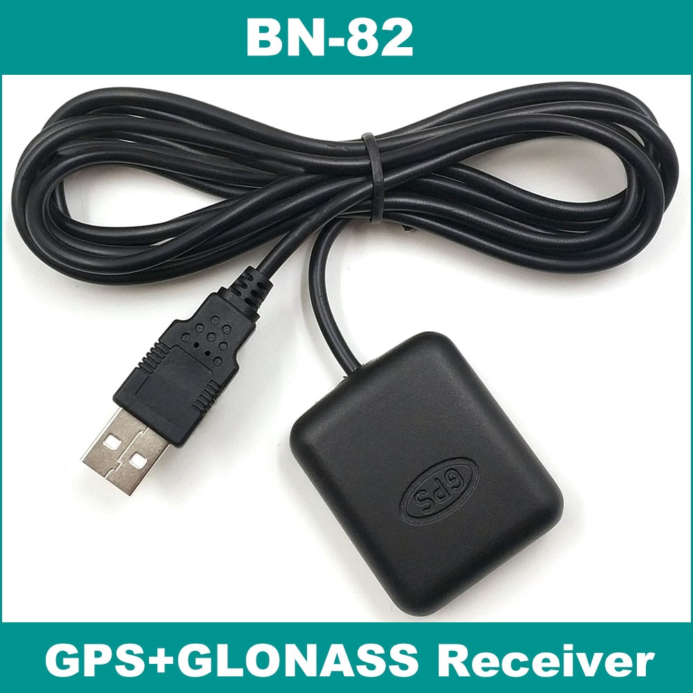 USB GLONASS GPS receiver Dual GNSS receiver module antenna,FLASH,laptop PC,1.5m,BN-82,better than BU-353S4