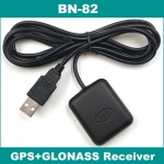 USB GLONASS GPS receiver Dual GNSS receiver module antenna,FLASH,laptop PC,1.5m,BN-82,better than BU-353S4
