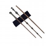 Harri Potter Hermione Wands Colsplay Metal/Iron Core Albus Dumbledore Old Magical Wand Elegant Ribbon Kid Adult Magic Toys