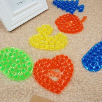 10pcs/lot  Strong Double Sided Suction Palm PVC Suction Cup Double Magic Plastic Sucker Bathroom Toys Kid Palm Of Hand Newest