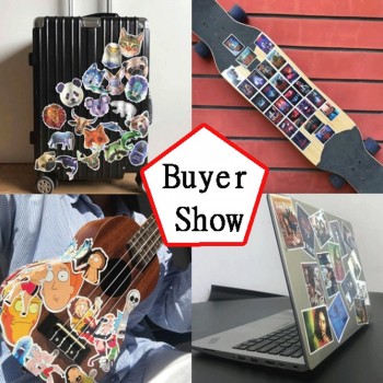 52 PCS Harry Potter Hogwarts Stickers Cartoon Waterproof DIY Decals Sticker for Fridge Suitcase Stationery Developer Decor