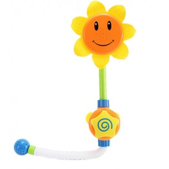 Baby Funny Water Game Bath Toy Sunflower Faucet Shower Baby Bath Spout Play Swimming Bathroom Toys Summer Bathing
