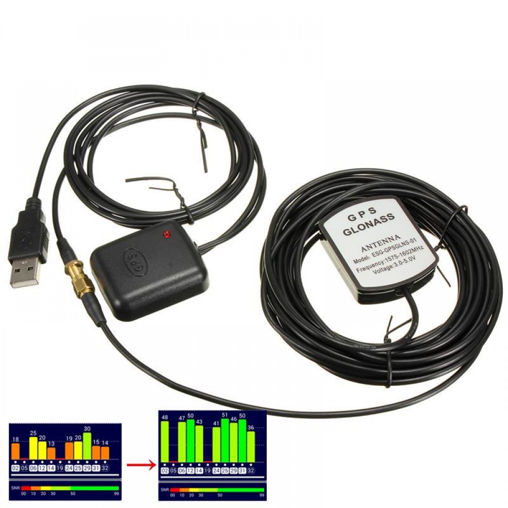 Full Set Auto Car GPS Signal Antenna Amplifier Booster Enhance Device With GPS Receiver + Transmiter 30DB For Phone Navigator