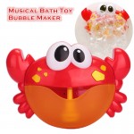 Baby Toys Bath Bubble Maker Machine Tub Music Bubble Bathtub Soap Machine Blower Bath Toys Crabs For Children Water Toy oyuncak