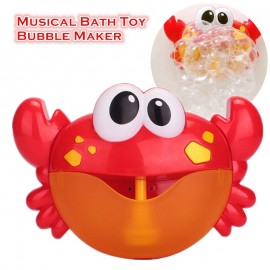 Baby Toys Bath Bubble Maker Machine Tub Music Bubble Bathtub Soap Machine Blower Bath Toys Crabs For Children Water Toy oyuncak