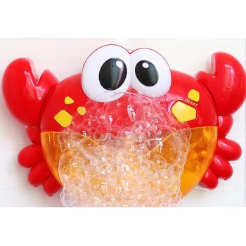 Baby Toys Bath Bubble Maker Machine Tub Music Bubble Bathtub Soap Machine Blower Bath Toys Crabs For Children Water Toy oyuncak