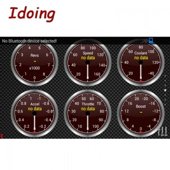 IDoing ELM 327 V1.5 Bluetooth Vehicle Diagnostic Tool OBD2 OBD-II ELM327 Car Interface Scanner Works For Android