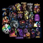 Funny joy 54, 108 1 set out the graffiti on the sticker superhero skateboard motorcycle pull rod box car cartoon stickers