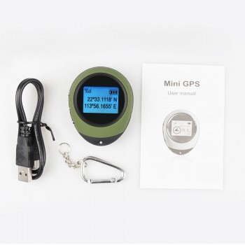 Mini GPS Tracker Tracking Device Travel Portable Keychain Locator Pathfinding Motorcycle Vehicle Sport Handheld Keychain