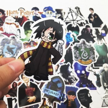 50pcs classic movie Harry Potter graffiti sticker for bicycle skateboard PVC waterproof toy sticker, childrens gift