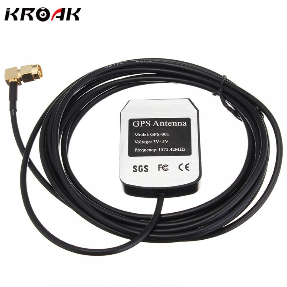 3 Meters GPS Antenna Navigation Positioning Aerial Curved Male SMA Connector Car Repeater Receiver Transmitter Vehicle GPS