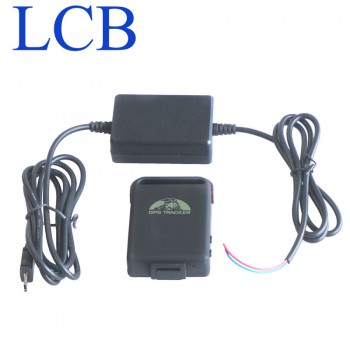 Brand Coban GPS tracker TK102B 4 band gps tracker with 2 wires Car battery charger support google link free shipping