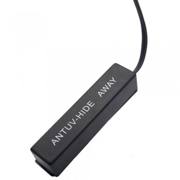 Black Electronic Auto Car Stereo Aerial AM FM Radio Hidden Hide Amplified Antenn