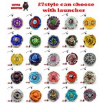 27 style can choose 1pcs  Beyblade Metal Fusion 4D System Battle Top Metal Fury Masters with Launcher   BB105 BB119 BB120 BB122