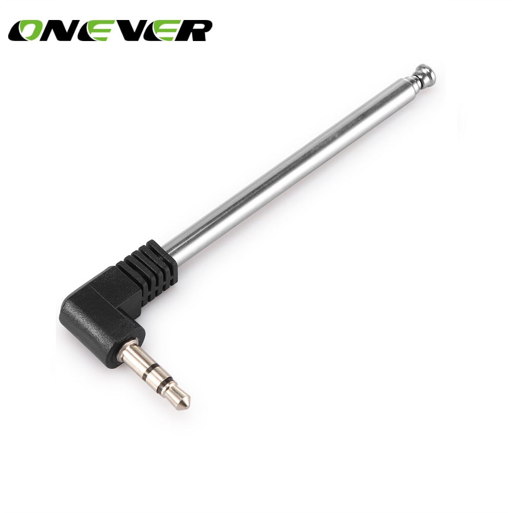 Onever 3.5mm FM Radio Antenna Retractable Aerial for Auto Car Mobile Cell Phone
