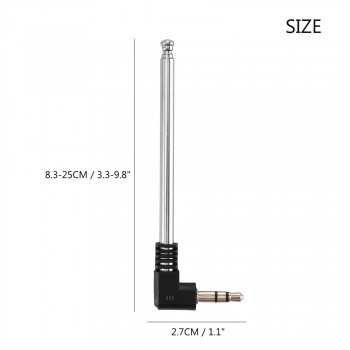 Onever 3.5mm FM Radio Antenna Retractable Aerial for Auto Car Mobile Cell Phone