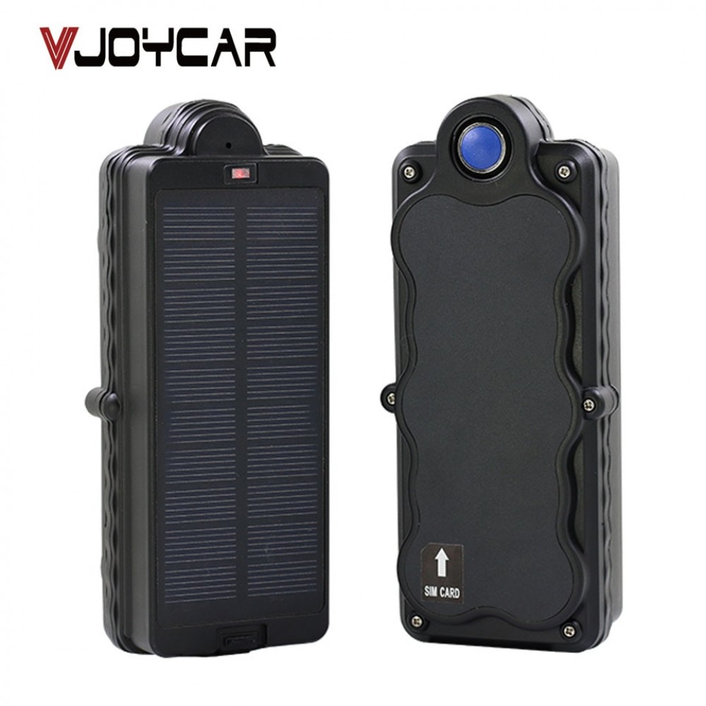 VJOYCAR TK20SSE GSM GPRS Solar GPS Tracker 20000mAh Rechargeable Removable Long Battery Life Waterproof Magnet Tracking Devices