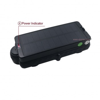 VJOYCAR TK20SSE GSM GPRS Solar GPS Tracker 20000mAh Rechargeable Removable Long Battery Life Waterproof Magnet Tracking Devices