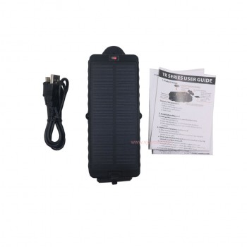 VJOYCAR TK20SSE GSM GPRS Solar GPS Tracker 20000mAh Rechargeable Removable Long Battery Life Waterproof Magnet Tracking Devices