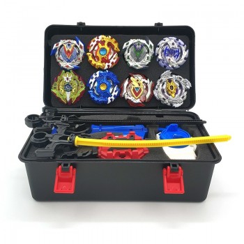 8PCS Beyblade burst Toupie Beyblades Metal Fusion Black Beyblades Set Box bey blade Launcher Beyblade Toys For Childn Bayblade