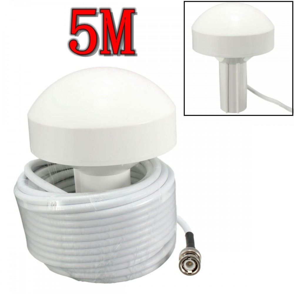 KROAK External Marine Boat GPS Receiver Antenna BNC Male Plug Connector 5 Meters