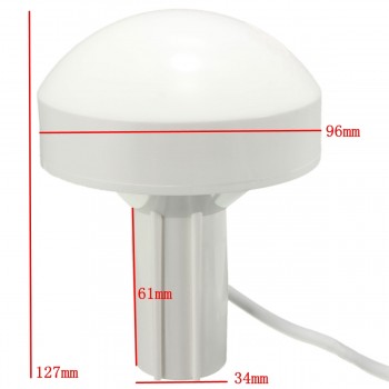 KROAK External Marine Boat GPS Receiver Antenna BNC Male Plug Connector 5 Meters