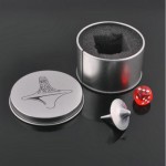Mini  Classic Zinc Alloy Silver Spinning Top From Inception Totem Movie Children Toys Beyblade With Retail Metal Box High Quaity
