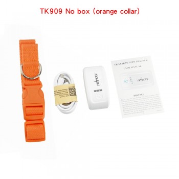 Easy operation Pet GPS Tracker mini TK909 With Collar for cat dogs long standby time waterproof GPS+GSM tracking Overspeed alert