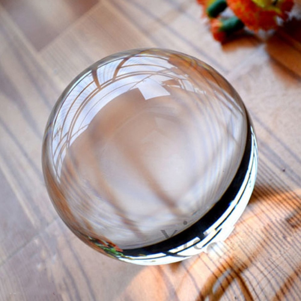 60/70/80/90/100 mm Contact Juggling Ball Magic Tricks Crystal Ultra Clear 100% Acrylic Ball Manipulation Juggling free shipping